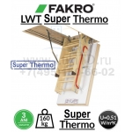 Чердачная лестница с люком в потолок Fakro LWT Super Thermo 600*1300*3050