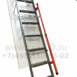 Чердачная лестница с люком в потолок Fakro LMP Metall 600*1440*3660
