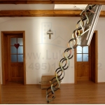 Чердачная лестница с люком в потолок Oman Nozycowe Lux 700*1100*3000