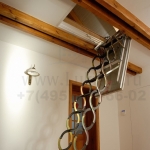 Чердачная лестница с люком в потолок Oman Nozycowe Lux 700*1100*3000